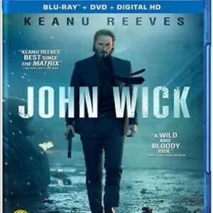 John Wick DVD + Blueray + Digital HD New Sealed